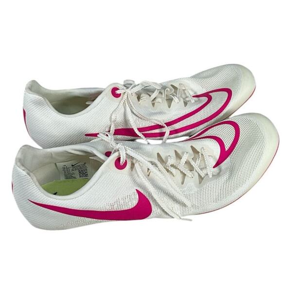 Nike JA FLY V4 T&F Sprint Spikes Sail Fierce Pink Size 11.5 NWOT Running Track - Picture 2 of 10
